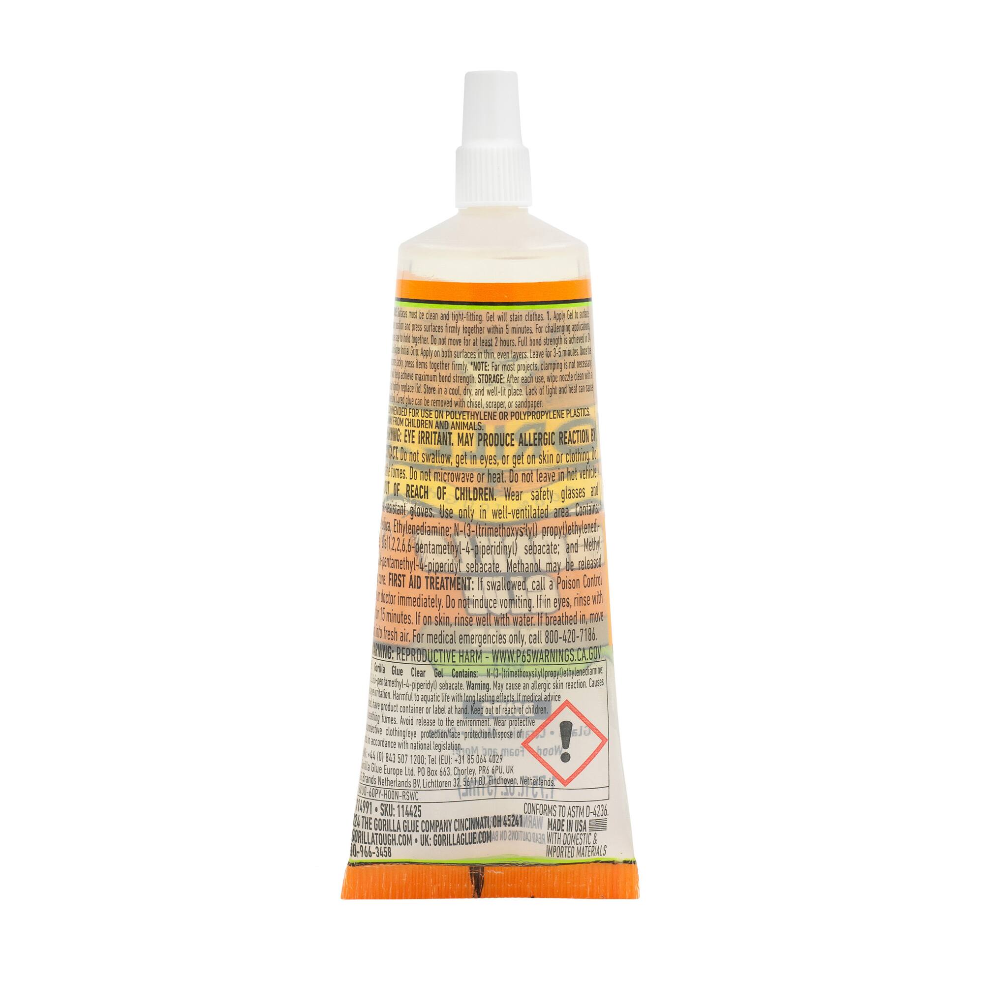 Gorilla® Clear Glue Gel Tube